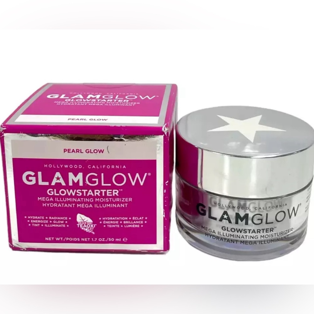 GlamGlow GLOWSTARTER 1.7oz Mega Illuminating Moisturizer PEARL GLOW HIGHLIGHTER